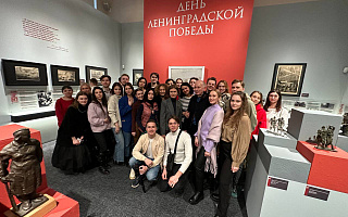Слушатели мастерских Академии Н.С. Михалкова посетили выставку к 175-летию Василия Сурикова в Санкт-Петербурге